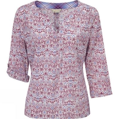 Royal Robbins Oasis Printed - Női Pulóver - Rózsaszín (Magyarország UYI534178)